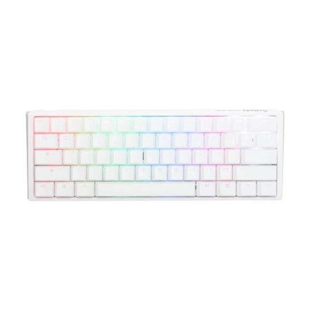 Ducky One 3 Mini - Silent Red Switch RGB Hot-Swap Mechanical Keyboard - Aura White