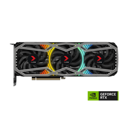 PNY GEFORCE RTX 3080 Ti XLR8 GAMING REVEL EPIC-X RGB TRIPLE FAN 12GB Graphics Card - Black