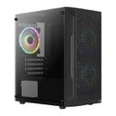 Aerocool Trinity V3 Mini ITX Case - Black