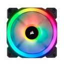 CORSAIR LL140 RGB 140mm Dual Light Loop RGB LED Single Case Fan - Black