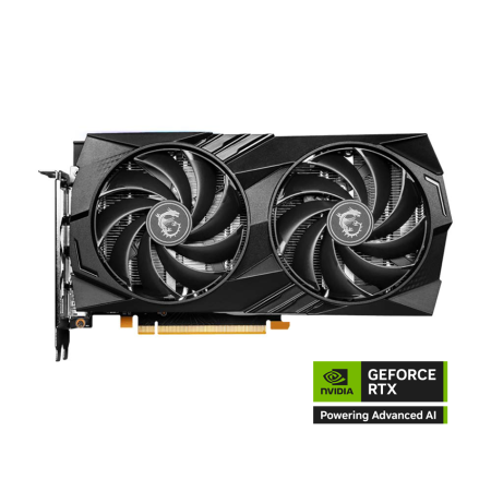 MSI NVIDIA GEFORCE RTX 4060 GAMING X 8GB GDDR6 DLSS 3 Graphic Card - Black