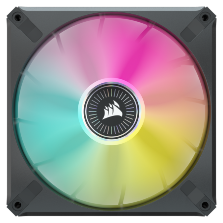 CORSAIR iCUE ML140 RGB ELITE Premium 140mm PWM Magnetic Levitation Fan Single Pack - Black