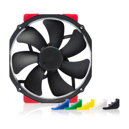 NOCTUA NF-A15 HS-PWM Chromax 140mm Premium Silent Fan with Swappable pads - Black