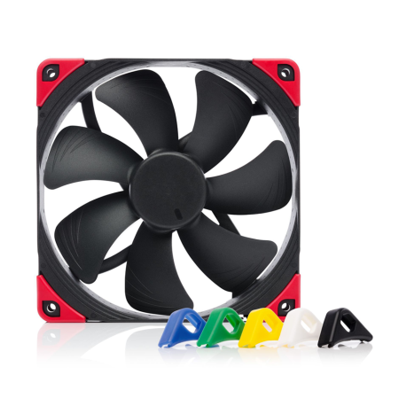 NOCTUA NF-A14 PWM Chromax 140mm Premium Silent Fan with Swappable pads - Black