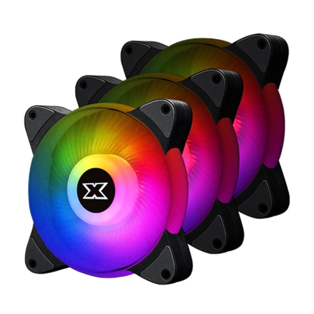 XIGMATEK GALAXY III Essential Triple Fans ARGB - Black