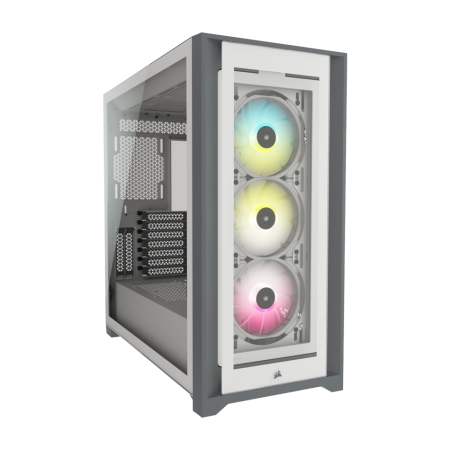CORSAIR iCUE 5000X RGB Mid Tower Case - White
