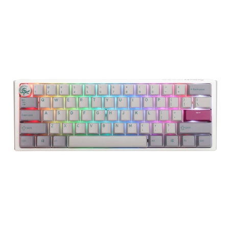 DUCKY ONE 3 MINI HOT SWAP Red Switch Wired Mechanical Gaming Keyboard - Mist Grey