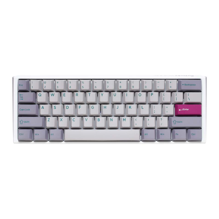 DUCKY ONE 3 MINI HOT SWAP Silent Red Switch Wired Mechanical Gaming Keyboard - Mist Grey