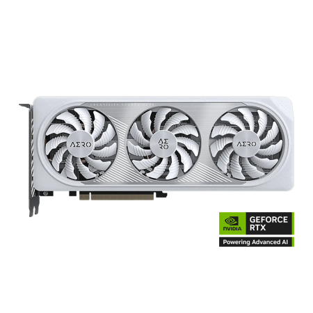 GIGABYTE NVIDIA GEFORCE RTX 4060 AERO OC 8G GDDR6 DLSS 3 Graphic Card - White